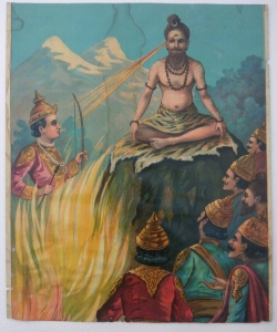 Shiva Burns Kamdev to Ashes